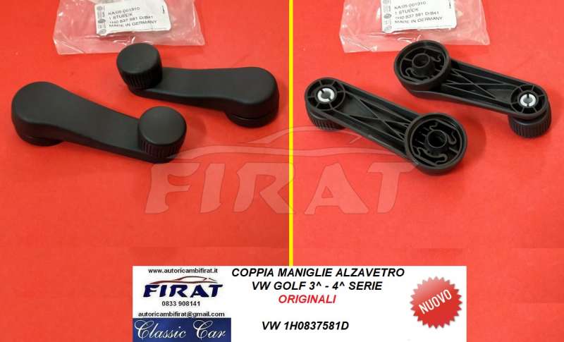 MANIGLIE ALZAVETRO VW GOLF 3^ - 4^ (1H0837581D)